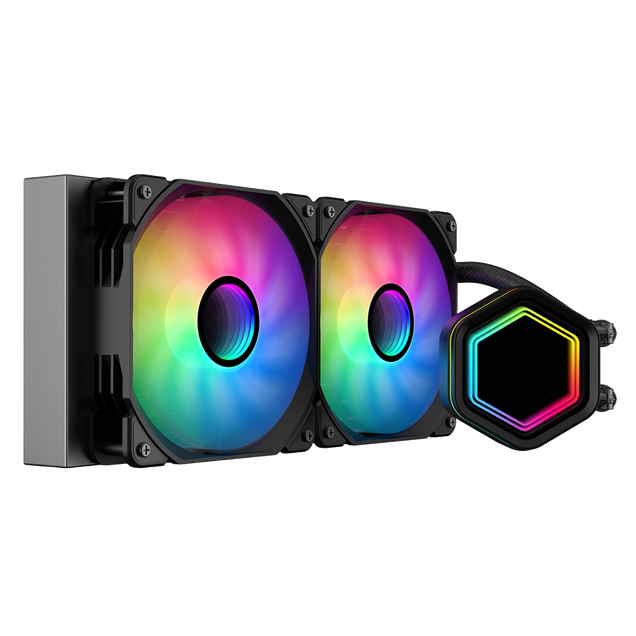 Edge Black ARGB All-In-One 240mm Intel and AMD CPU Infinity Watercooler